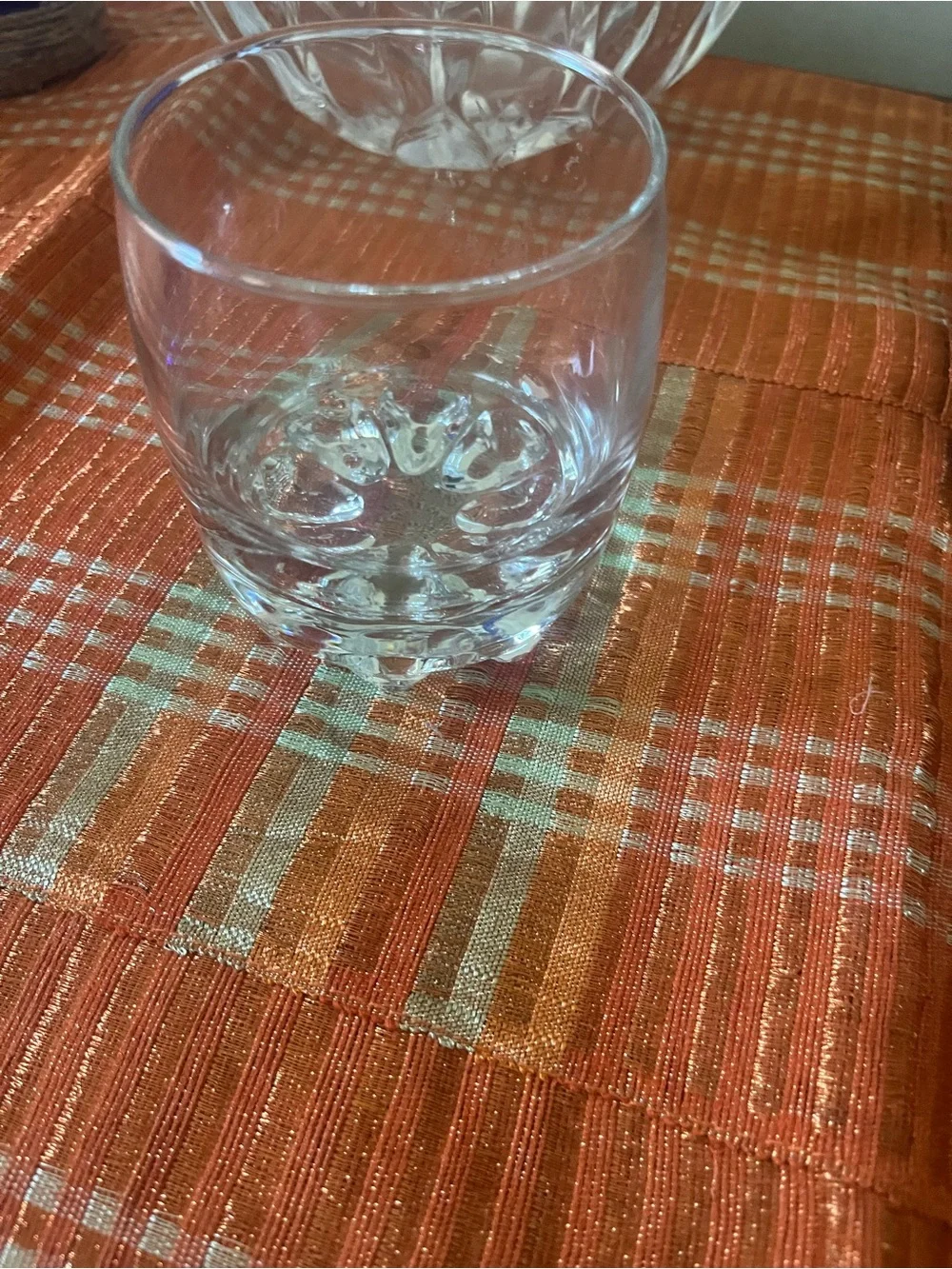 Clear Whiskey Glass  - Classic Dining Glass in Transparent Clear